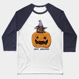 Happy Halloweenie Baseball T-Shirt